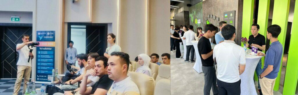 Uzbek Entrepreneur Participating in IT Startup Competency Reinforcement Training 