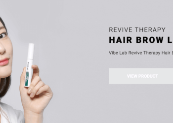 Vive Lab's brow-lash serum.