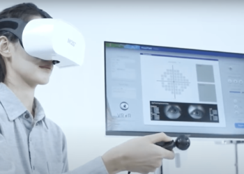 Korean startup M2S' eye care solution using VR.