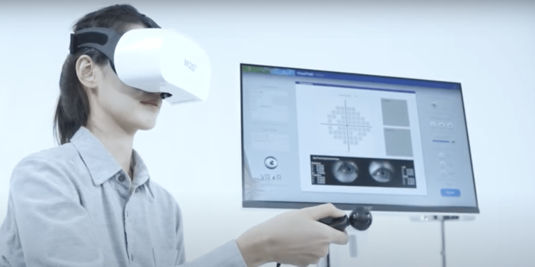 Korean startup M2S' eye care solution using VR.