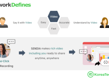 Korean startup NetworkDefines' video communication tool SENDIA.