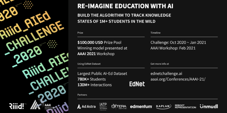 Korean startup Riiid's $100K challenge details.
