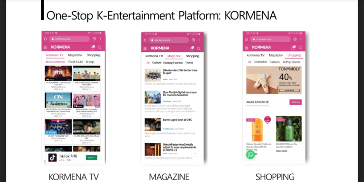 Korean startup Kormena to enter the MENA market.