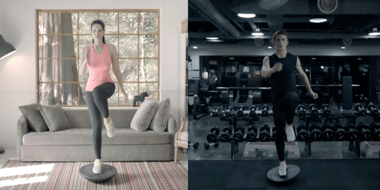 Korean startup Strong Friends' FAVE smart healthcare product for fitness at home.