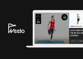 Korean startup Alyce Healthcare's AI-based fitness trainer Weelo.
