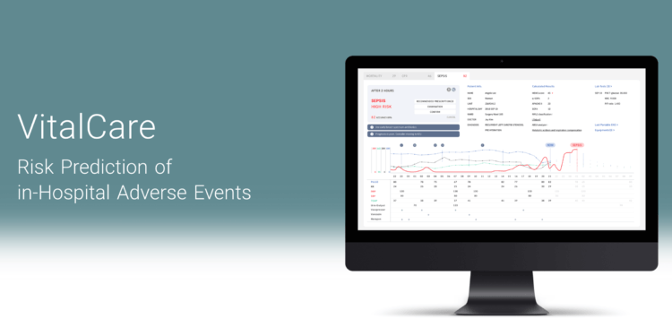 Korean startup AITRICS' risk preventive system for healthcare VitalCare.