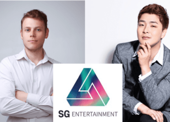 SG Entertainment founders Joon-Hae Woo and Thomas Sommer.