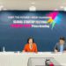 (L to R) Sophie Kim, the 2020 COMEUP Organizing Committee Chairperson of the Civil Organizing Committee & CEO of Market Kurly, Minister Park Young-sun, the Ministry of SMEs and Startups (MSS) and Junghoon Cha, Deputy Minister, Ministry of SMEs and Startups.