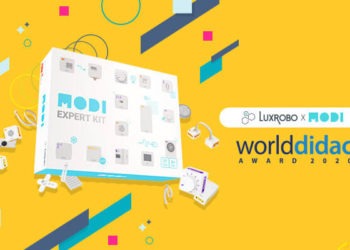 Korean startup LUXROBO wins Worlddidac Outstanding Award 2020.