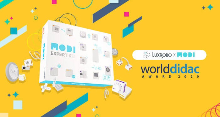 Korean startup LUXROBO wins Worlddidac Outstanding Award 2020.
