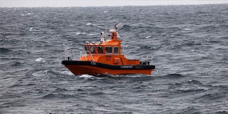 A search and rescue boat designed and built by Korean startup Vogo for ROK C.G in 2012.