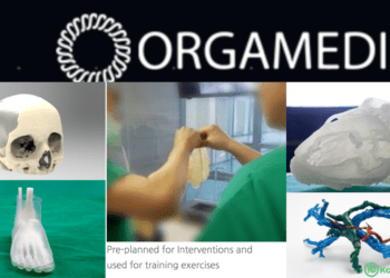 Korean startup Orgamedi's 3D print products of artificial human organs.