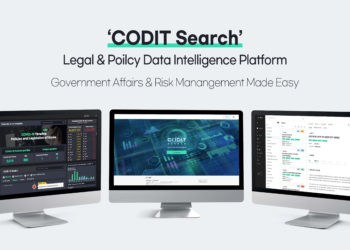 Korean startup's legal & policy intelligence platform - Codit.
