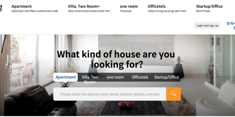 Zigbang App makes rental property search easy.