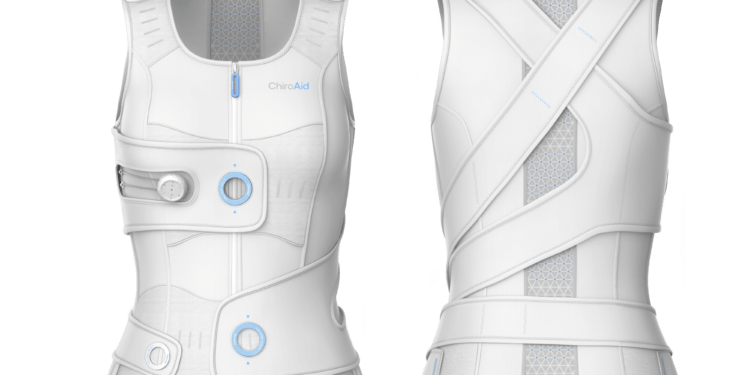 Korean startup VNTC's spine correction solution - Spinamic brace for scoliosis.