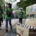 Members of the Consumer Climate Action and iCOOP Consumer Life Cooperative Association conduct a 'Green Walking' campaign near Namsan Park in Seoul on World Environment Day. Source: Yonhap