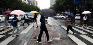 A Rainy day in Korea.