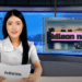 A virtual news announcer , made with KLleon's AI technology.