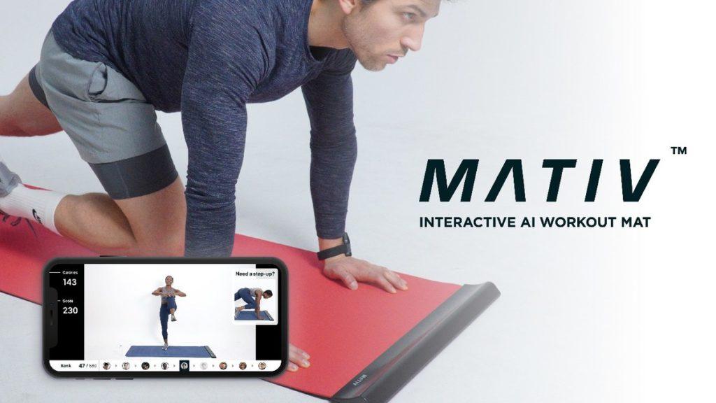 MATIV - smart fitness mat for effective workout at home.