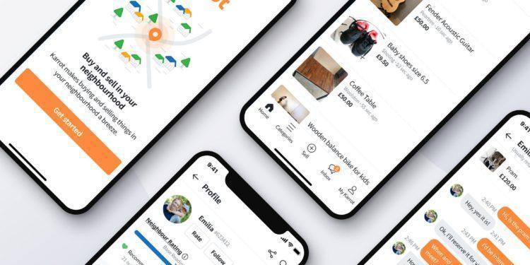 Karrot App is popular market app.