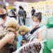 Visitors at the 2021 Seoul Pet Show held at SETEC in Gangnam-gu, Seoul on September 5th. The domestic pet market exceeded 3 trillion won as of last year. [Photo: Yonhap News]