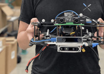 B Garage operates warehouse management service with autonomous drones.