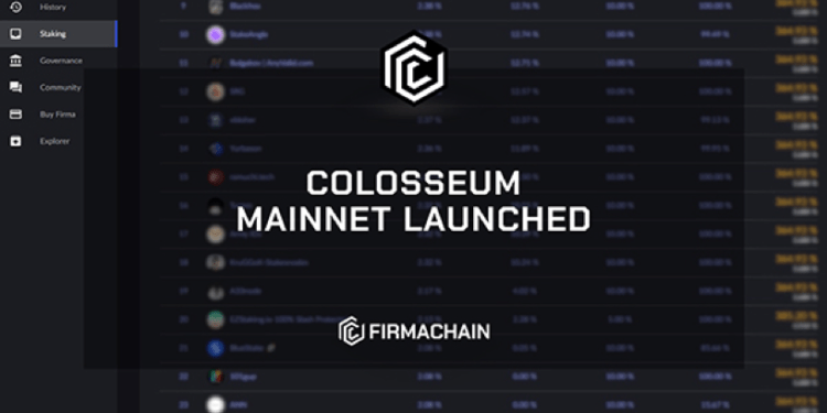 FirmaChain launches new mainnet Colosseum