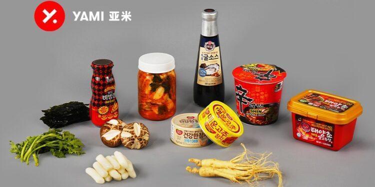 Yami sells products from Korea, Japan, China