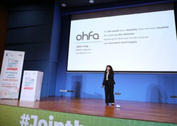 OHFA Tech representative at the Youth Co:Lab Regional Summit 2022 in Singapore