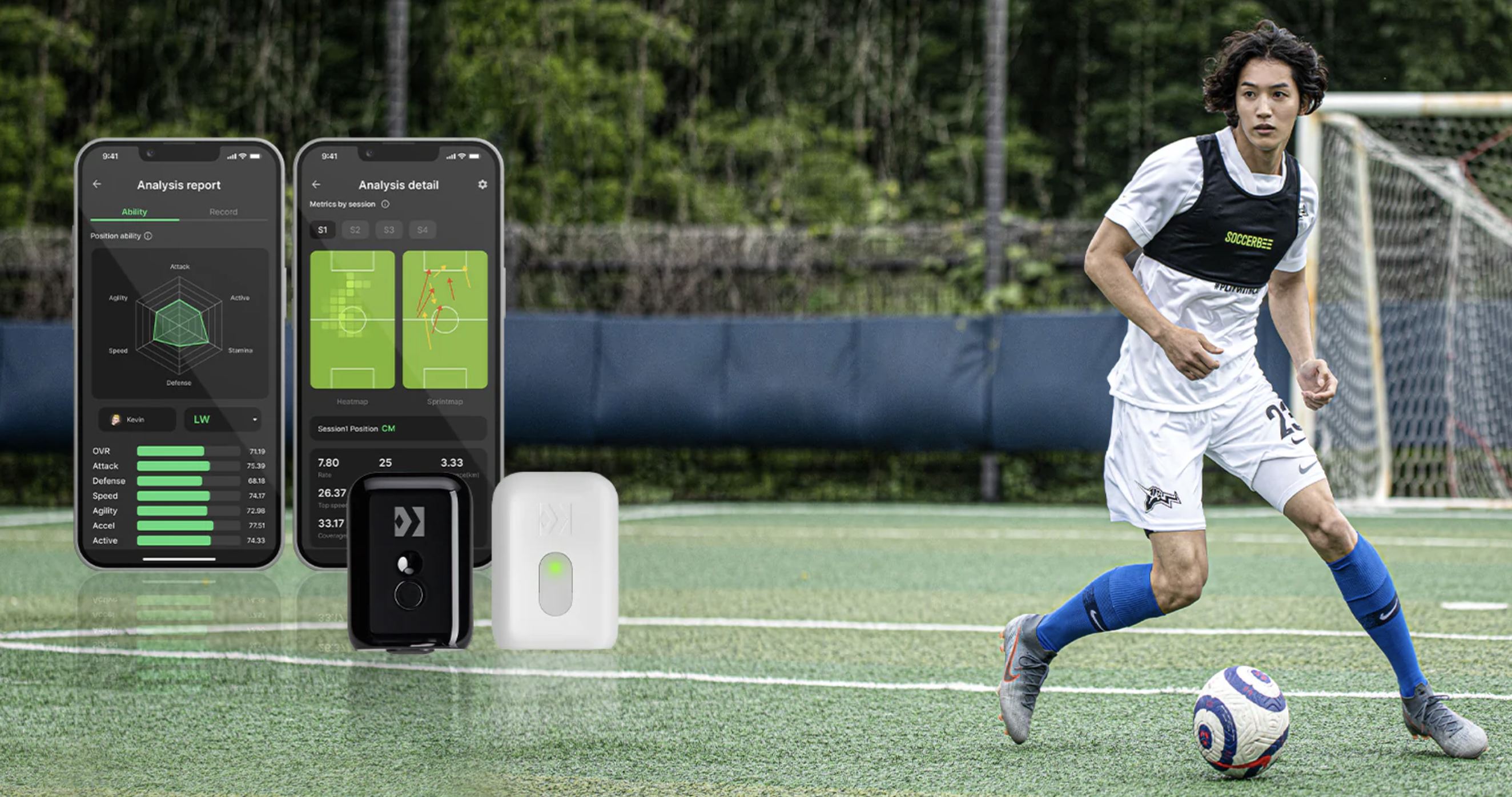 BEE lite (GPS Tracker) + Vest – Soccerbee