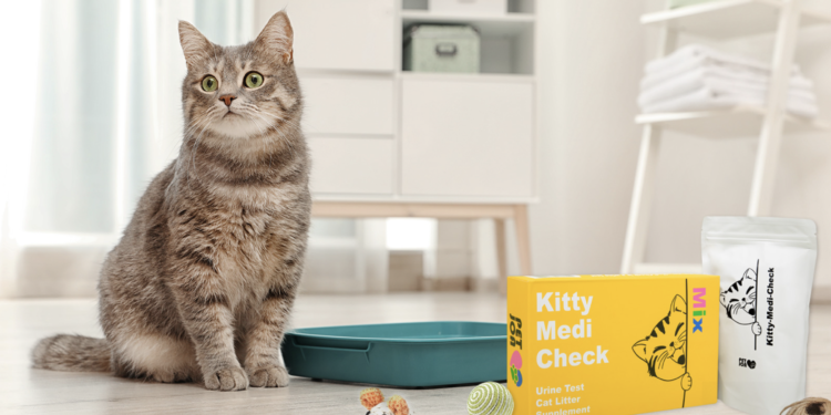 Kitty Medi Check is a cat urine test litter supplement created by the pet care company PETJOA.