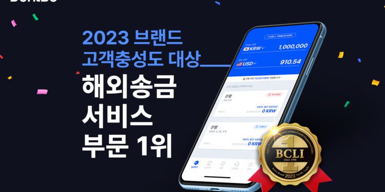 Sentbe named number one in '2023 Brand Customer Loyalty Awards' for overseas remittance services