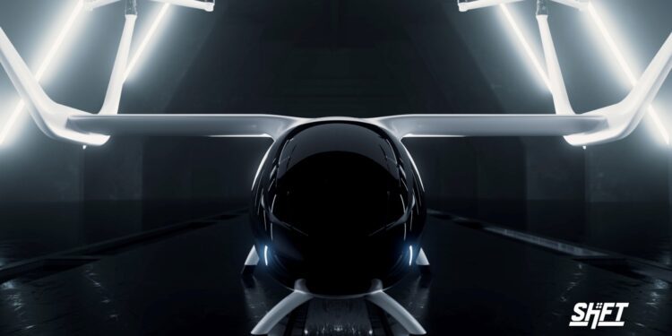 This Is Engineering's high-speed, autonomous AAM aircraft, “Shift Compass” (Image courtesy | TIE)