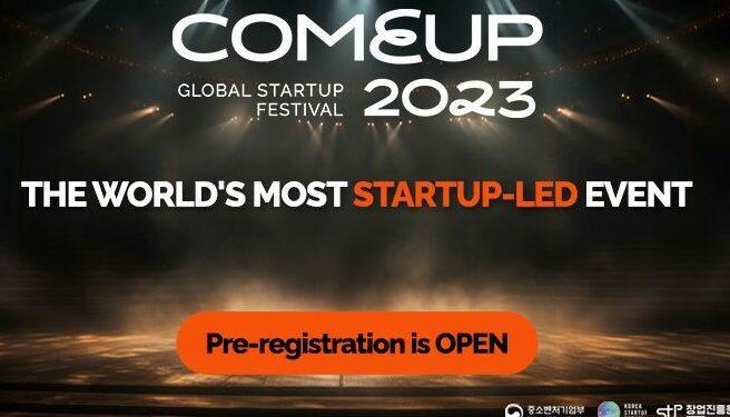COMEUP is a global startup festival held annually in Seoul,