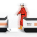 Gole Robotics' flagship product, a Robotic Lifting scaffolding device