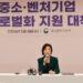 Oh Young-joo, Minister of SMEs and Startups, announcing 'measures to support the globalization of small and medium-sized venture companies