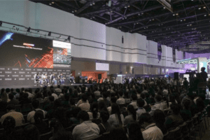 Photo of the event atmosphere of the Techsauce Global Summit 2024