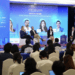 From left to right, Ms. Harriet Bartlett, Mr. Shun Ono, Ms. Ahram Chui, Mr. Huynh Cong Thang