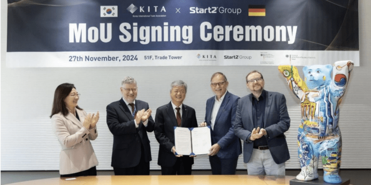 German Accelerator through Start2 Group Signs MOU with Korea International Trade Association (KITA)